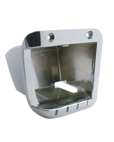 UP22994-Chrome Plastic Ashtray Trim For 2006 And Newer Peterbilt