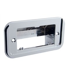 UP22997-Chrome Plastic Ash Tray Housing For 2005 And Older Peterbilt