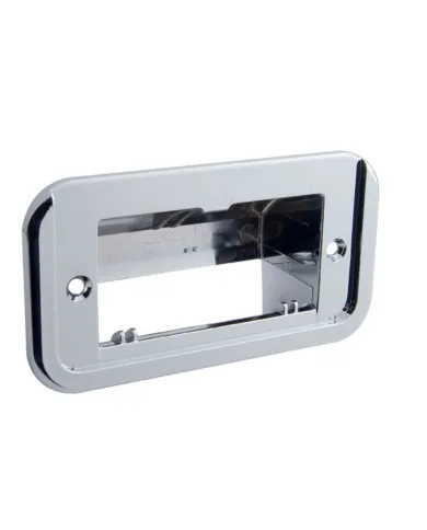 UP22997-Chrome Plastic Ash Tray Housing For 2005 And Older Peterbilt