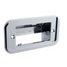 UP22997-Chrome Plastic Ash Tray Housing For 2005 And Older Peterbilt