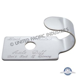 UP23001-Stainless Switch Guard For Peterbilt 379 - Axle Differential