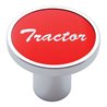 UP23013-Aluminum Screw-On Air Valve Knob With Tractor Script Sticker - Red Sticker