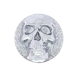 UP23058-Skull Air Valve Knob - Chrome