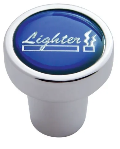 UP23161-Cigarette Lighter Knob - Blue Glossy Sticker