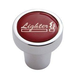 UP23163-Cigarette Lighter Knob - Red Glossy Sticker