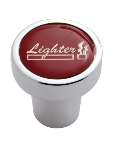 UP23163-Cigarette Lighter Knob - Red Glossy Sticker
