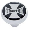 UP23166-"Tractor" Deluxe Air Valve Knob - Black Maltese Cross Sticker