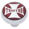 UP23170-"Tractor" Deluxe Air Valve Knob - Red Maltese Cross Sticker