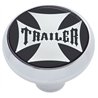 UP23172-"Trailer" Deluxe Air Valve Knob - Black Maltese Cross Sticker