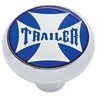 UP23173-"Trailer" Deluxe Air Valve Knob - Blue Maltese Cross Sticker