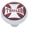 UP23176-"Trailer" Deluxe Air Valve Knob - Red Maltese Cross Sticker