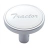 UP23178-"Tractor" Long Air Valve Knob - Stainless Plaque With Cursive Script