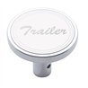 UP23179-"Trailer" Long Air Valve Knob - Stainless Plaque With Cursive Script