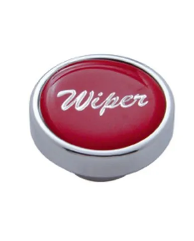 UP23205-"Wiper" Dash Knob - Red Glossy Sticker