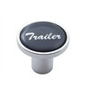 UP23229-Aluminum Screw-On Air Valve Knob With Glossy Trailer Script Sticker - Black Sticker