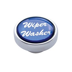 UP23244-"Wiper/Washer" Dash Knob - Blue Glossy Sticker