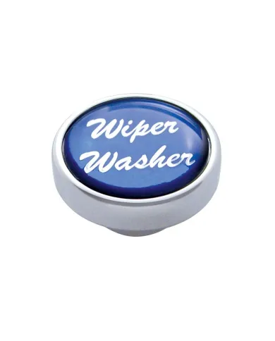 UP23244-"Wiper/Washer" Dash Knob - Blue Glossy Sticker