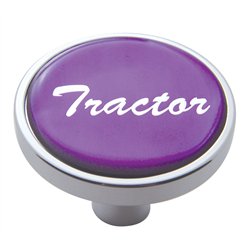 UP23291-"Tractor" Short Air Valve Knob - Purple Glossy Sticker