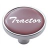 UP23292-"Tractor" Short Air Valve Knob - Red Glossy Sticker