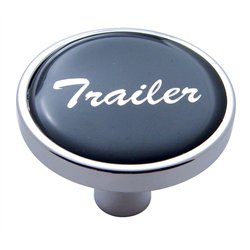 UP23296-"Trailer" Short Air Valve Knob - Black Glossy Sticker