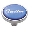 UP23297-"Trailer" Short Air Valve Knob - Blue Glossy Sticker