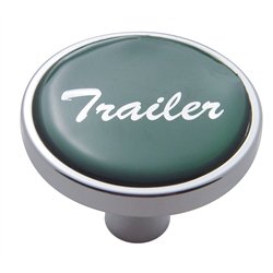 UP23298-"Trailer" Short Air Valve Knob - Green Glossy Sticker