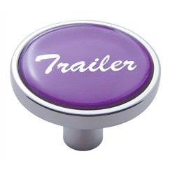 UP23299-"Trailer" Short Air Valve Knob - Purple Glossy Sticker