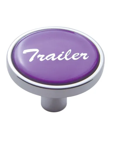 UP23299-"Trailer" Short Air Valve Knob - Purple Glossy Sticker