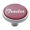 UP23300-"Trailer" Short Air Valve Knob - Red Glossy Sticker