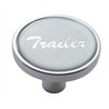 UP23301-"Trailer" Short Air Valve Knob - Silver Glossy Sticker