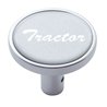 UP23339-"Tractor" Long Air Valve Knob - Silver Glossy Sticker