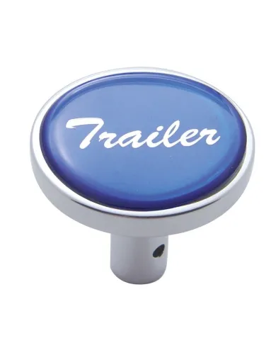 UP23343-"Trailer" Long Air Valve Knob - Blue Glossy Sticker