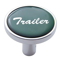 UP23344-"Trailer" Long Air Valve Knob - Green Glossy Sticker