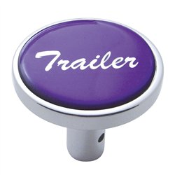 UP23345-"Trailer" Long Air Valve Knob - Purple Glossy Sticker