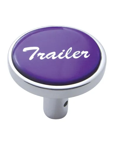 UP23345-"Trailer" Long Air Valve Knob - Purple Glossy Sticker