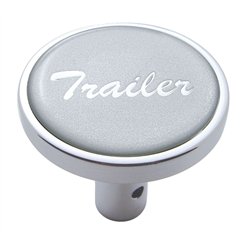 UP23347-"Trailer" Long Air Valve Knob - Silver Glossy Sticker