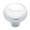 UP23386-"Tractor" Deluxe Air Valve Knob - Stainless Plaque With Cursive Script