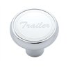 UP23387-"Trailer" Deluxe Air Valve Knob - Stainless Plaque With Cursive Script