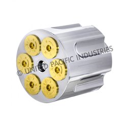 UP23399-Chrome Aluminum Gun Barrel Air Valve Knob - Screw-On