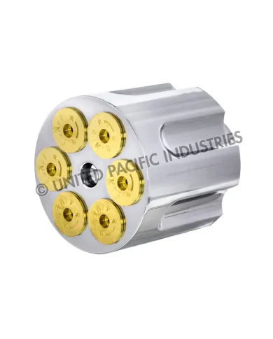 UP23399-Chrome Aluminum Gun Barrel Air Valve Knob - Screw-On