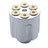 UP23399-Chrome Aluminum Gun Barrel Air Valve Knob - Screw-On