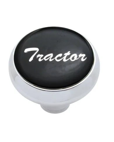 UP23400-"Tractor" Deluxe Air Valve Knob - Black Glossy Sticker