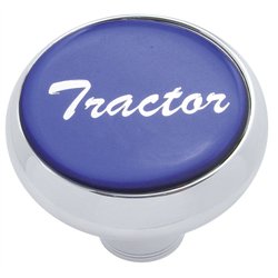 UP23401-"Tractor" Deluxe Air Valve Knob - Blue Glossy Sticker