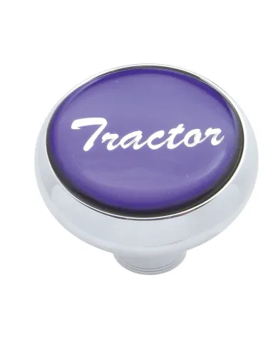 UP23403-"Tractor" Deluxe Air Valve Knob - Purple Glossy Sticker