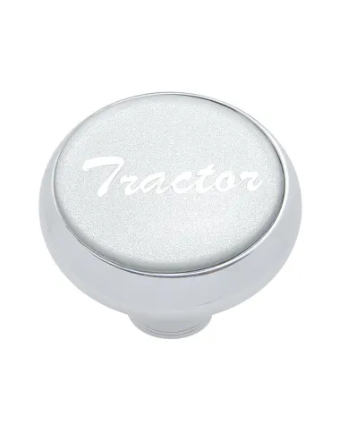 UP23405-"Tractor" Deluxe Air Valve Knob - Silver Glossy Sticker