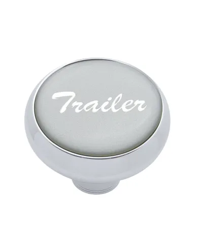 UP23411-"Trailer" Deluxe Air Valve Knob - Silver Glossy Sticker