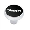 UP23418-"Tractor" Deluxe Air Valve Knob - Black Aluminum Sticker