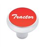 UP23422-"Tractor" Deluxe Air Valve Knob - Red Aluminum Sticker