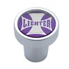 UP23503-Cigarette Lighter Knob - Purple Maltese Cross Sticker