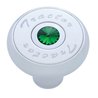 UP23513-"Tractor" Deluxe Air Valve Knob - Green Crystal